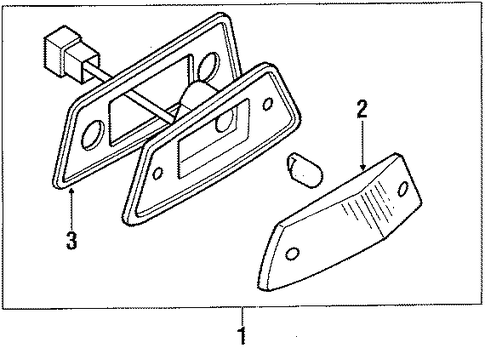 Justy SIDE MARKER LAMPS