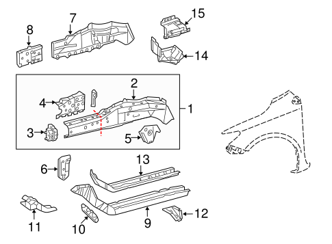 Corolla STRUCTURAL COMPONENTS & RAILS 4