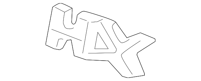 75723-S5P-A00 Деталь EMBLEM, RR. (HX)