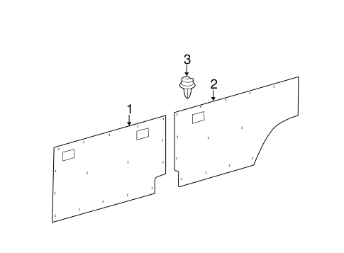 Sprinter 3500 INTERIOR TRIM - SIDE PANEL 2