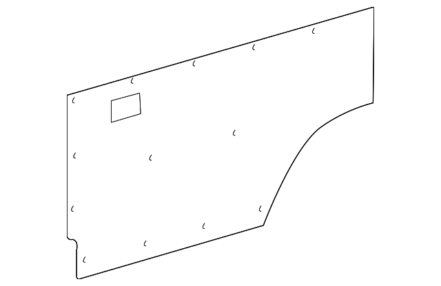 9066900226 Деталь WHEELHOUSE TRIM, LEFT