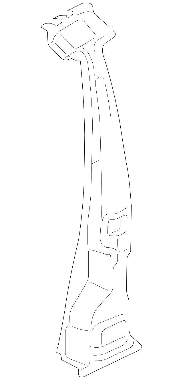 MR485887 Деталь INNER PILLAR, LEFT