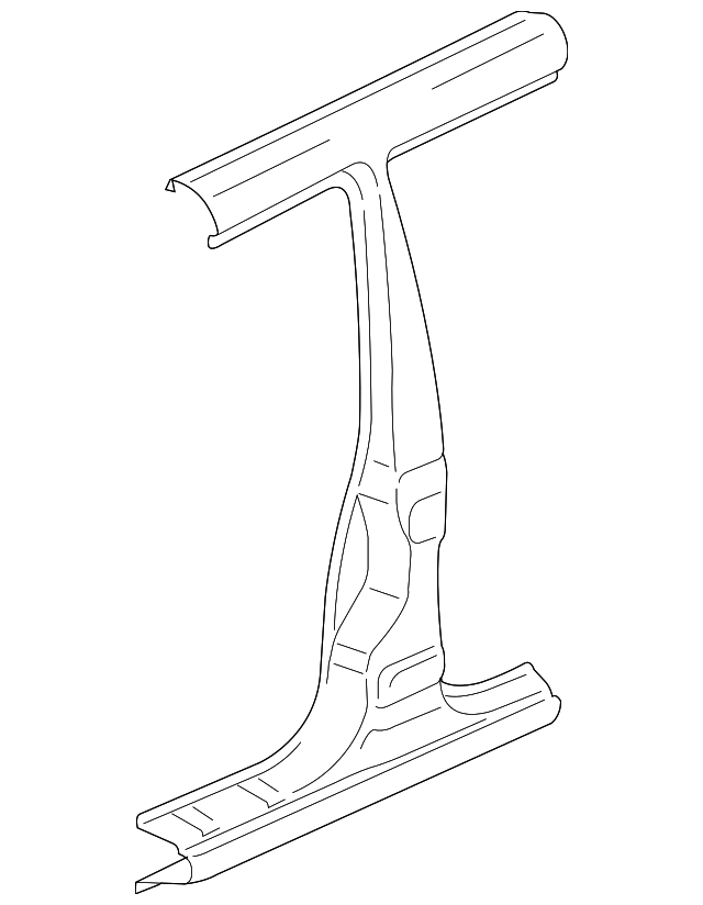 5312A624 Деталь CENTER PILLAR, RIGHT