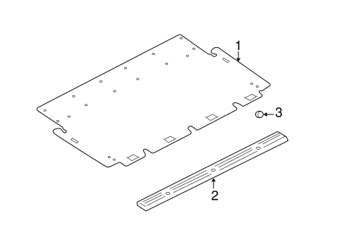Tracker INTERIOR TRIM - REAR BODY 2