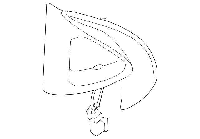 87660-2P000 Деталь INNER COVER, RIGHT