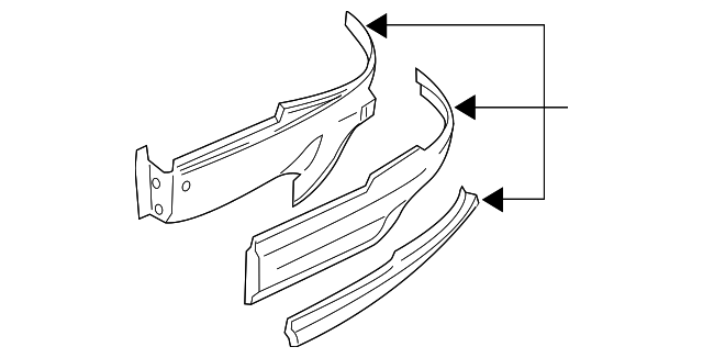 22587352 Деталь BELT REINF, RIGHT