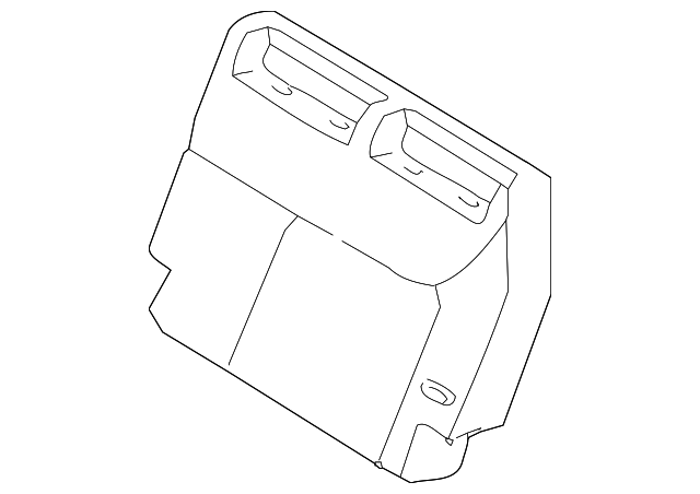 79024-08010-B0 Деталь SEAT BACK COVER, LEFT