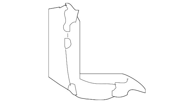 79236-08030-B0 Деталь FRAME END CAP, LEFT
