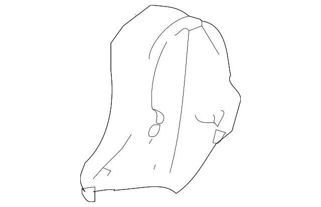 71843-08020-B0 Деталь RECLINE COVER, LEFT