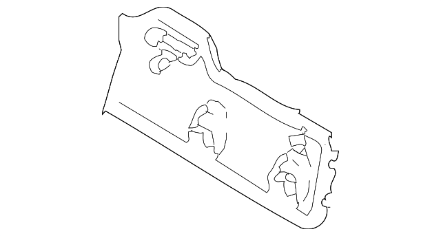 71866-08020-E0 Деталь BEZEL, LEFT