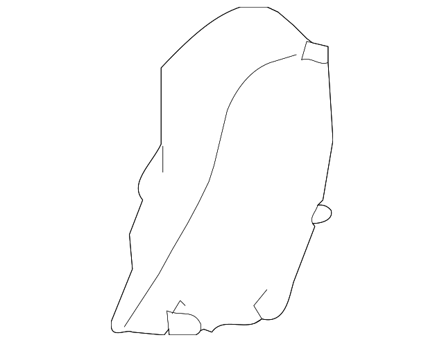 71844-08020-B0 Деталь RECLINE COVER, LEFT