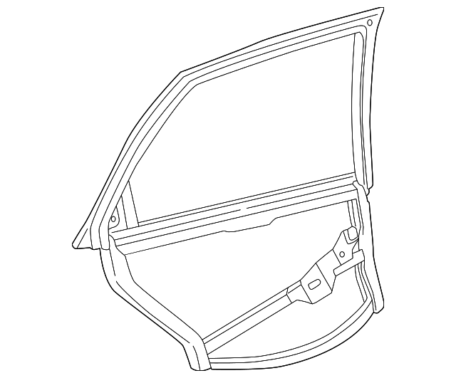 8D9-839-753-B-03C Деталь WINDOW FRAME, LEFT