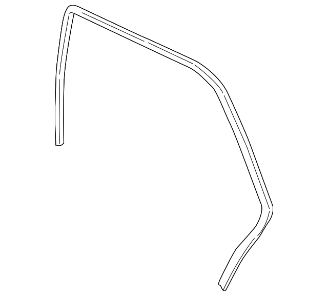 8D9-833-721-C-7SK Деталь SURROUND W'STRIP, LEFT