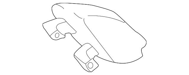 8D0-839-841 Деталь SOUND ABSORBER, LEFT