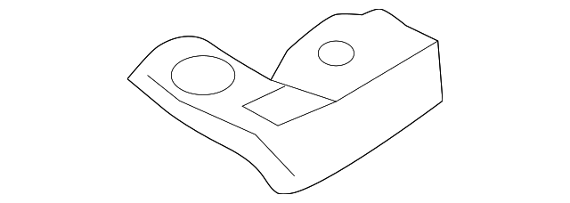 86861-2D000 Деталь DEFLECTOR, LEFT