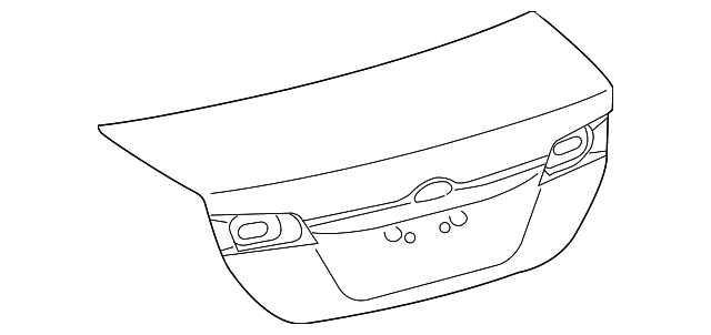 64401-06840 Деталь TRUNK LID