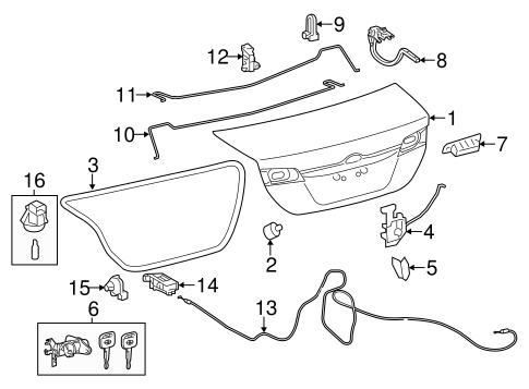 Camry LID & COMPONENTS