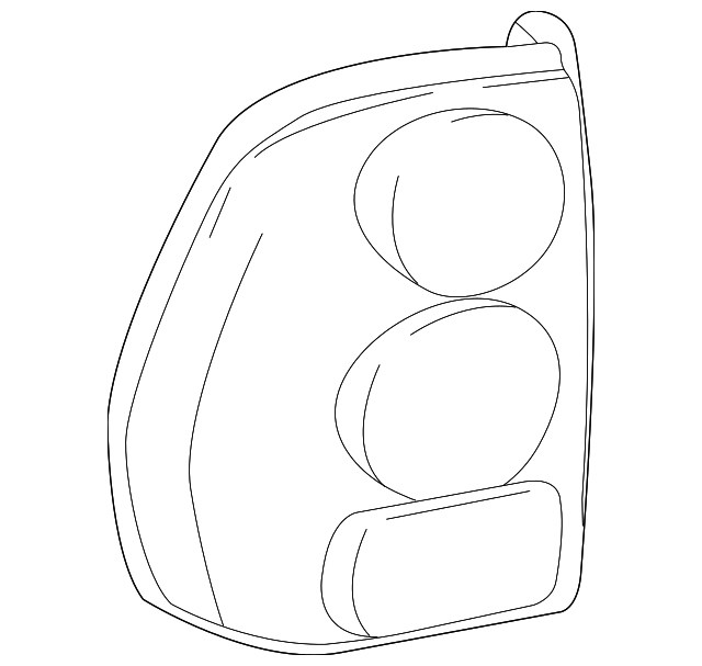 15131581 TAIL LAMP ASSY, RIGHT