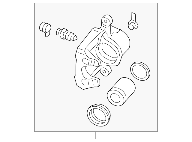 13579703 Деталь CALIPER, RIGHT