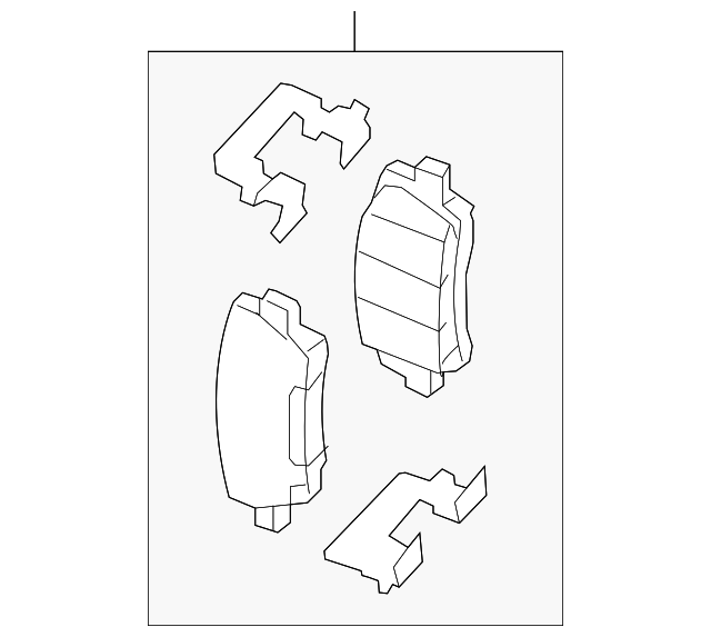 22857904 Деталь BRAKE PADS