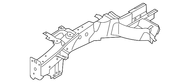 64601-1U000 Деталь SIDEMEMBER ASSY, LEFT