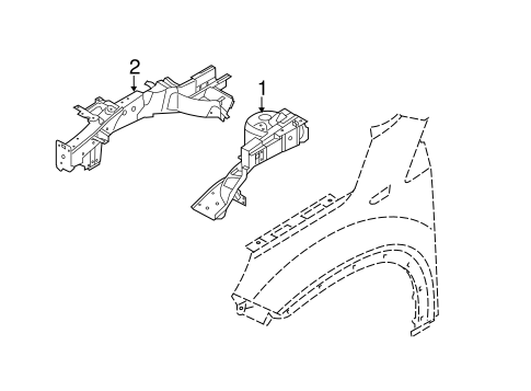Sorento STRUCTURAL COMPONENTS & RAILS
