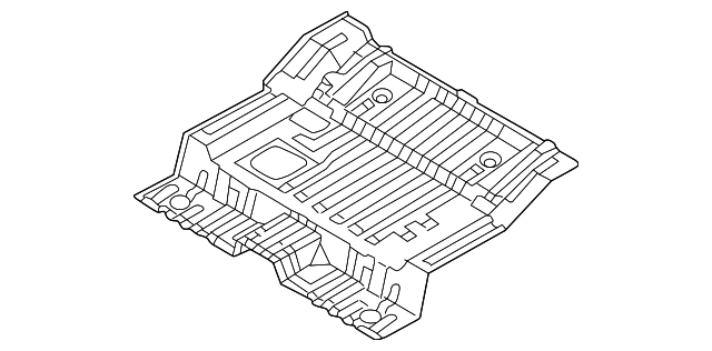 65502-3E100 Деталь CENTER FLOOR PAN