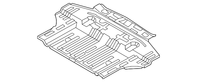 65504-3E100 Деталь REAR FLOOR PAN
