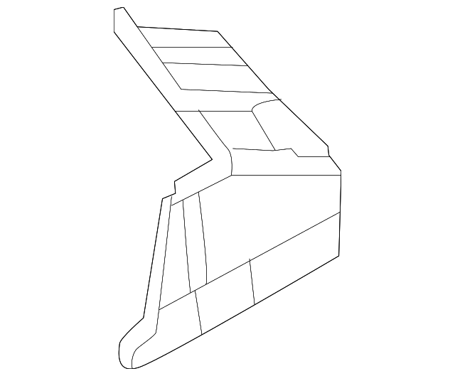 65557-3E100 Деталь CORNER SUPPORT, LEFT