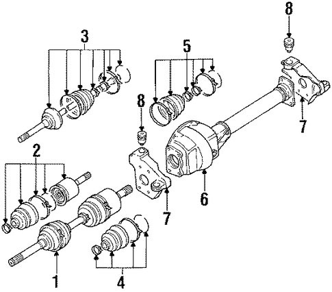 Trooper AXLE SHAFT