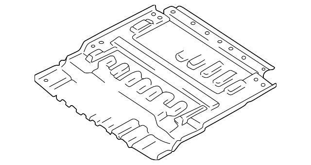 6211166D30 Деталь REAR FLOOR PAN