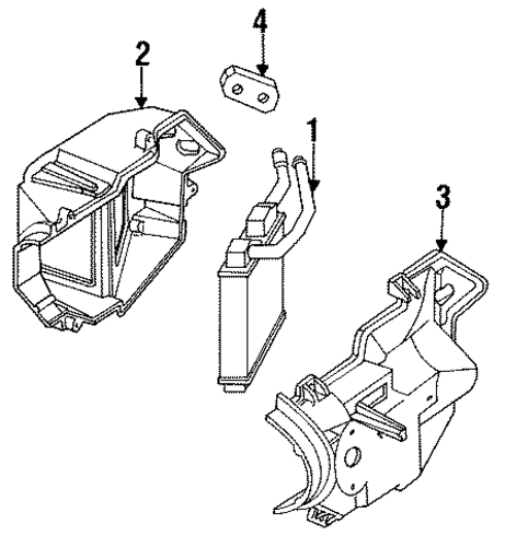 Corvette HEATER COMPONENTS