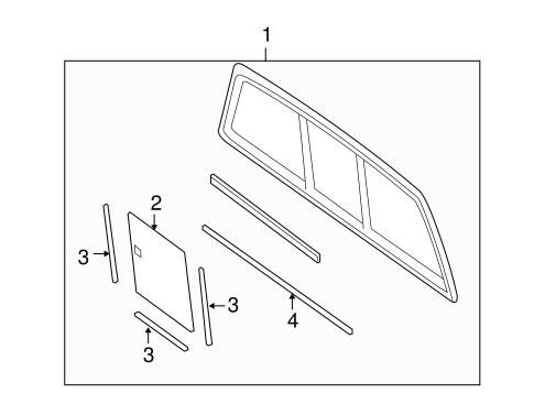 F-150 GLASS & HARDWARE - BACK 2