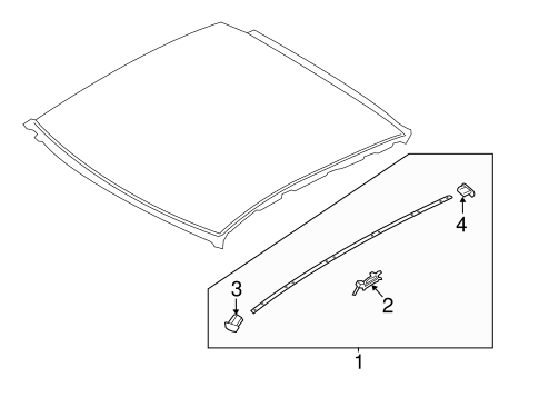 Veloster EXTERIOR TRIM - ROOF 2