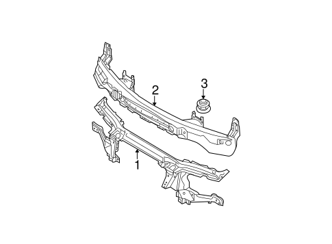 X5 RADIATOR SUPPORT