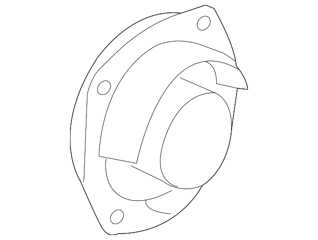 3910286Z11 Деталь REAR SPEAKER, LEFT