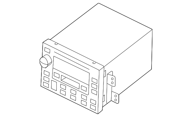 3910186Z11 Деталь AM/FM CD CASS
