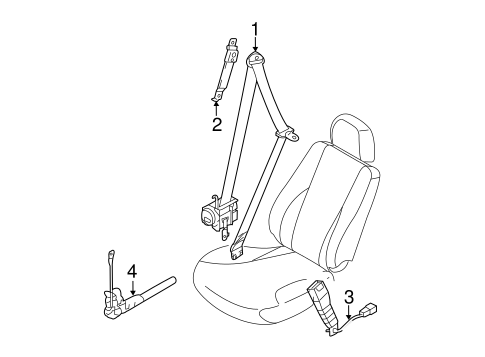 Optima FRONT SEAT BELTS