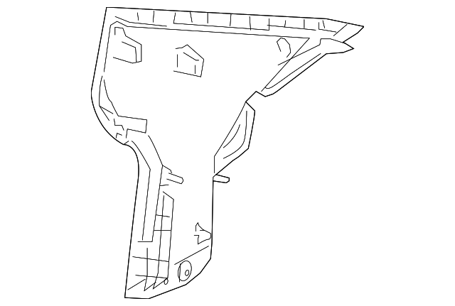 BBM468250C75 Деталь UPPER QTR TRIM, RIGHT