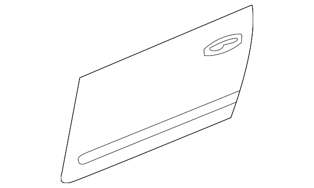80153AL530 Деталь OUTER PANEL, LEFT