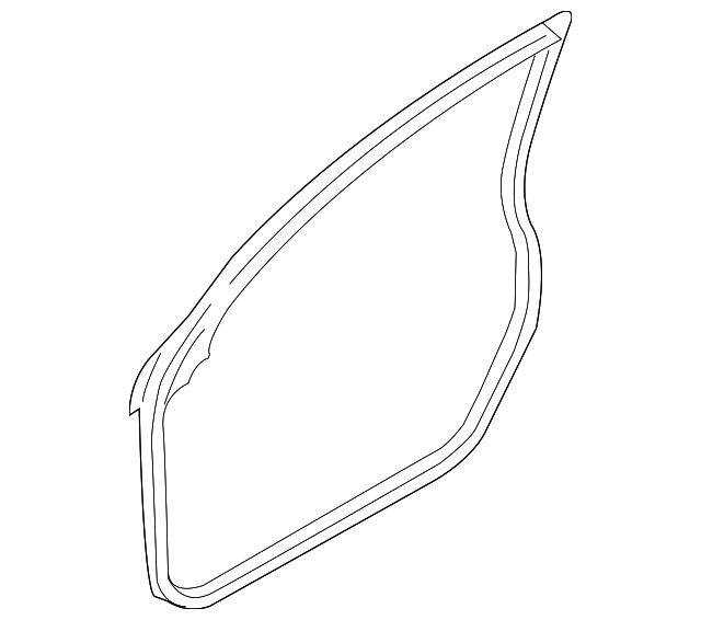 80831AL511 Деталь DOOR W'STRIP, LEFT