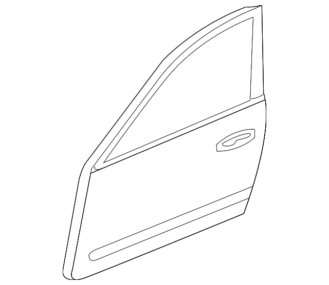 H010AAL5AA Деталь DOOR SHELL, LEFT