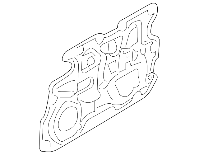 807757W080 Деталь INNER COVER, LEFT