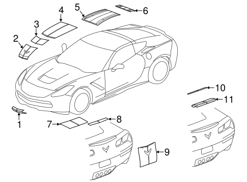 Corvette STRIPE TAPE 2