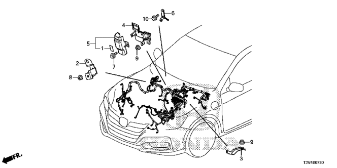 2014 Honda ACCORD PLUG-IN BRACKET, ELECTRONIC HEATER HARNESS (A) - (79933T3VA00) 2014 Honda ACCORD PLUG-IN BRACKET, ELECTRONIC HEATER HARNESS (A) - (79933T3VA00)