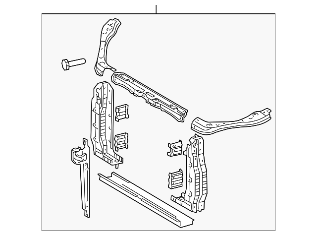 53201-08032 Деталь RADIATOR SUPPORT