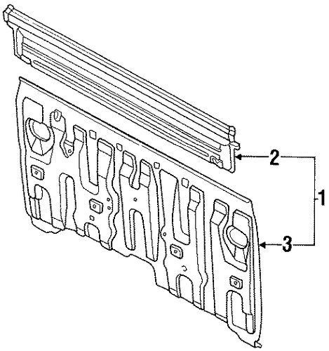 Pickup BACK PANEL