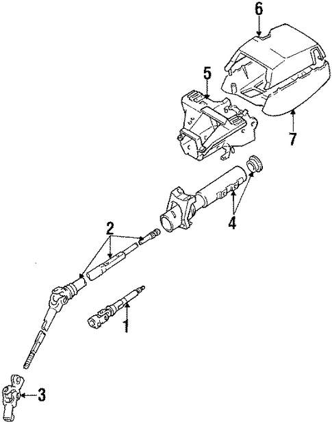 Cressida STEERING COLUMN & WHEEL