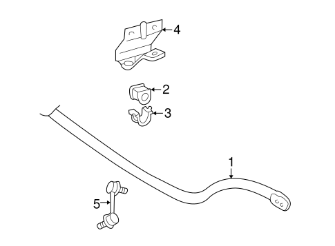 IS300 STABILIZER BAR & COMPONENTS
