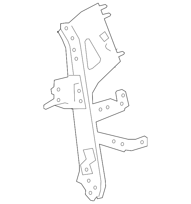 55306-08040 Деталь CENTER SUPPORT, LEFT
